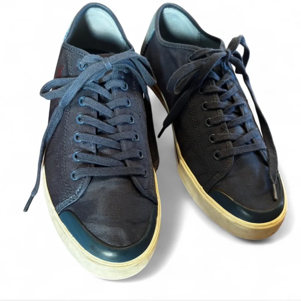 Original Penguin Blue Canvas Sneakers